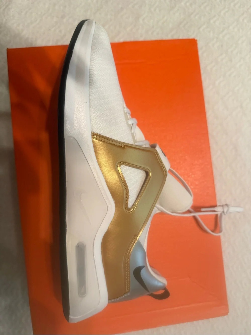 Nike White/Black Athletic Shoe Box Label - Air Max Bella TR 5 NEW size 10 - Picture 4 of 6